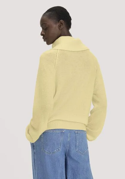 hessnatur hessnatur Strick-Pullover Relaxed aus Cashmere mit Recyclinganteil, Dunkle vanille, – Produktbild 2 von 4