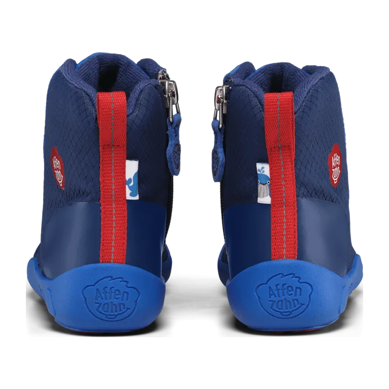 Affenzahn Affenzahn Winterstiefel Vegan Discovy Wal für Kinder, blau, Größe 32 EU, Blau, – Produktbild 3 von 6
