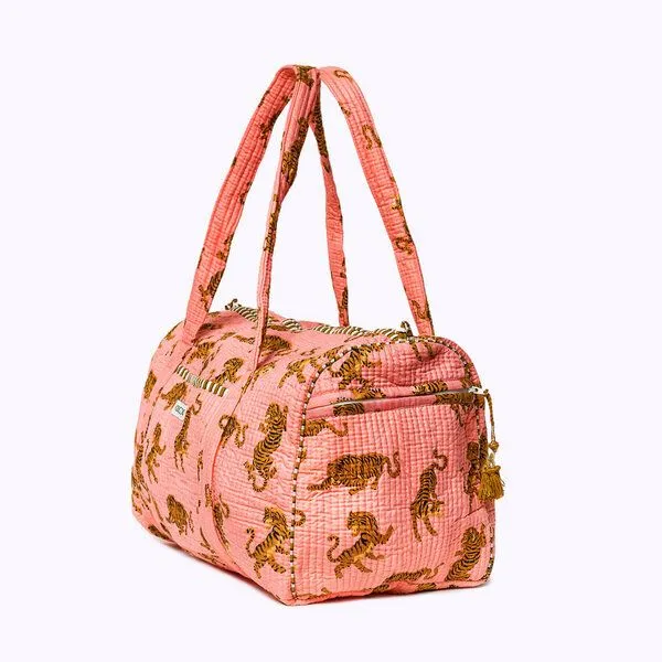 KIKOONI KIKOONI handgefertigte große Baumwolltasche "K. Shopper", Electric tigress, – Produktbild 3 von 4