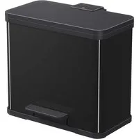 Hailo Hailo Abfall-Treteimer "ProfiLine Solid Öko Trio Plus L" 3 x 9 l schwarz – Produktbild 1 von 1