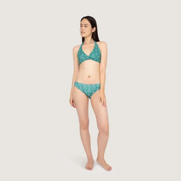Frija Omina Frija Omina Bikini-Hose Fjorde aus Baumwolle, Korte blau, – Produktbild 2 von 3