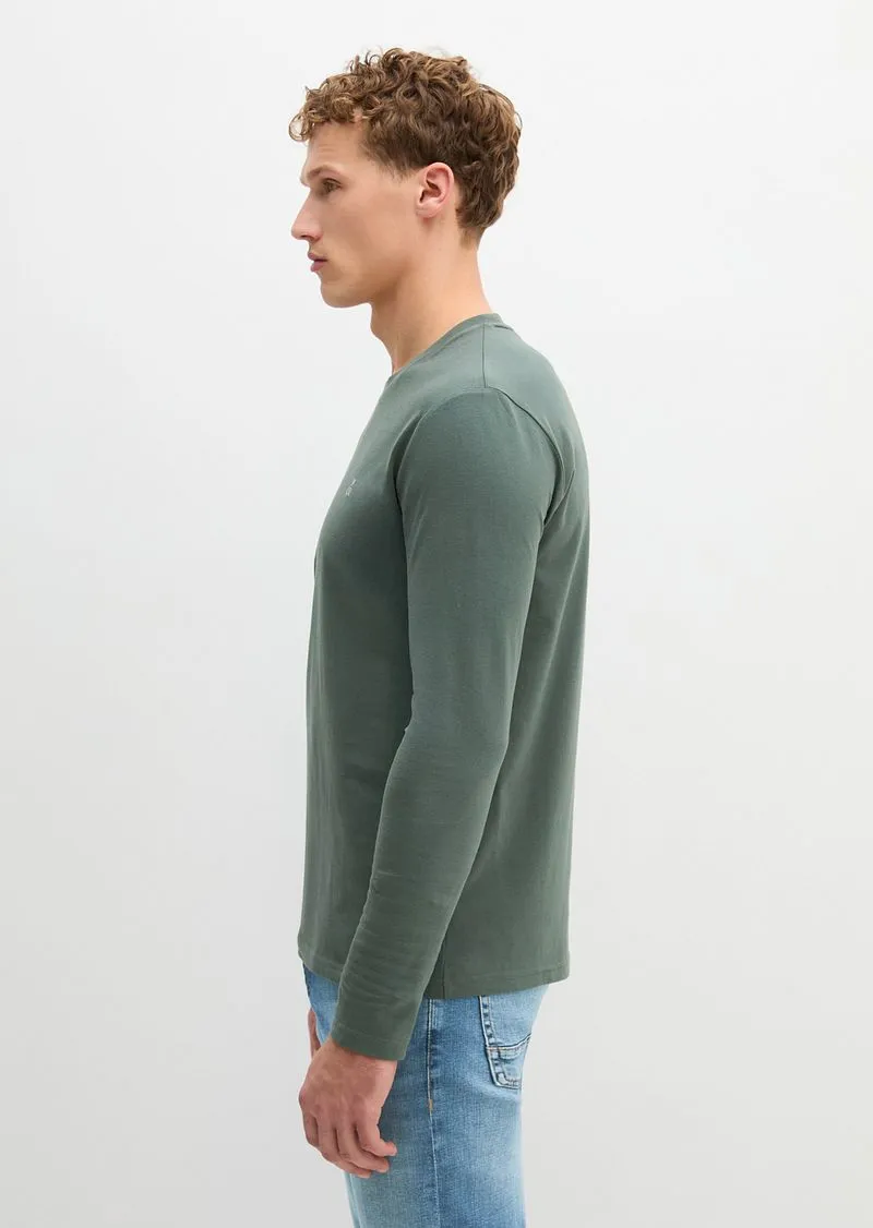 Marc O'Polo Marc O'Polo Long Sleeve T-Shirt Dunkelgrün - Größe M, Dunkelgrün, – Produktbild 1 von 5