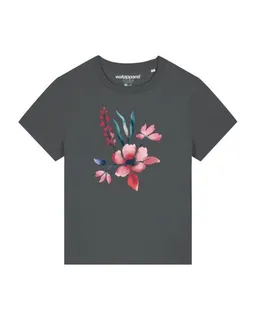 watapparel watapparel T-Shirt Frauen Blume in Wasserfarbe 01 – Produktbild 1 von 1