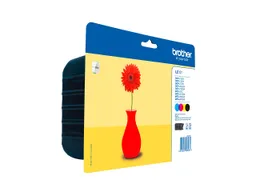 Brother Brother 4er Set Tintenpatronen LC121BK/C/M/Y schwarz, cyan, magenta, gelb – Produktbild 1 von 1