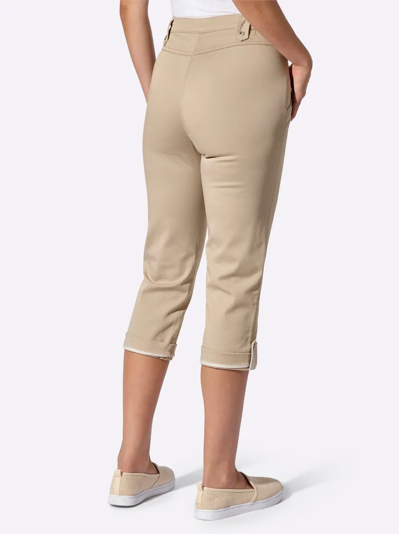Witt Caprijeans beige, Beige, – Produktbild 2 von 2