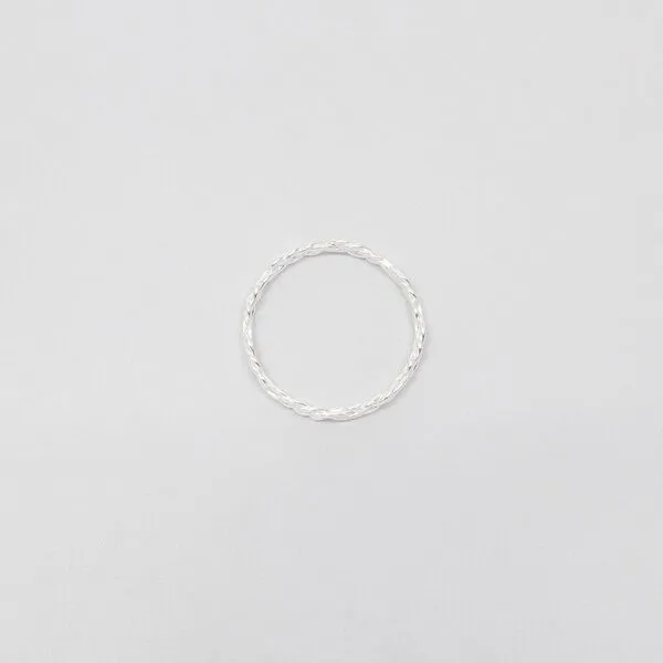 fejn jewelry fejn jewelry Ring 'braided' aus Silber/vergoldet, Silber, – Produktbild 1 von 1