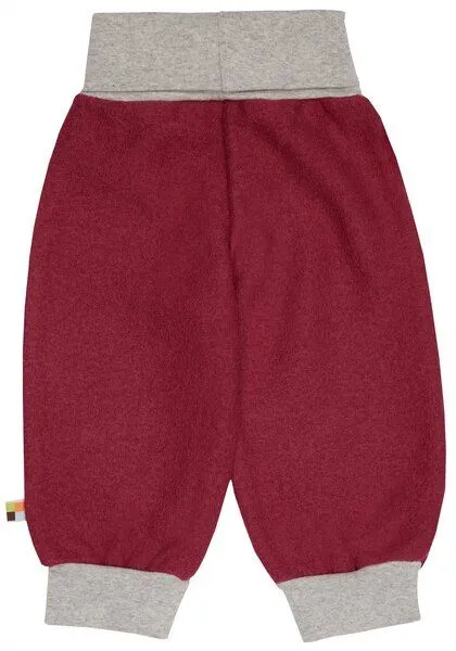 loud + proud loud + proud Babys & Kinder Hose Wollwalk, GOTS-zertifiziert, Berry(pink), – Produktbild 2 von 2