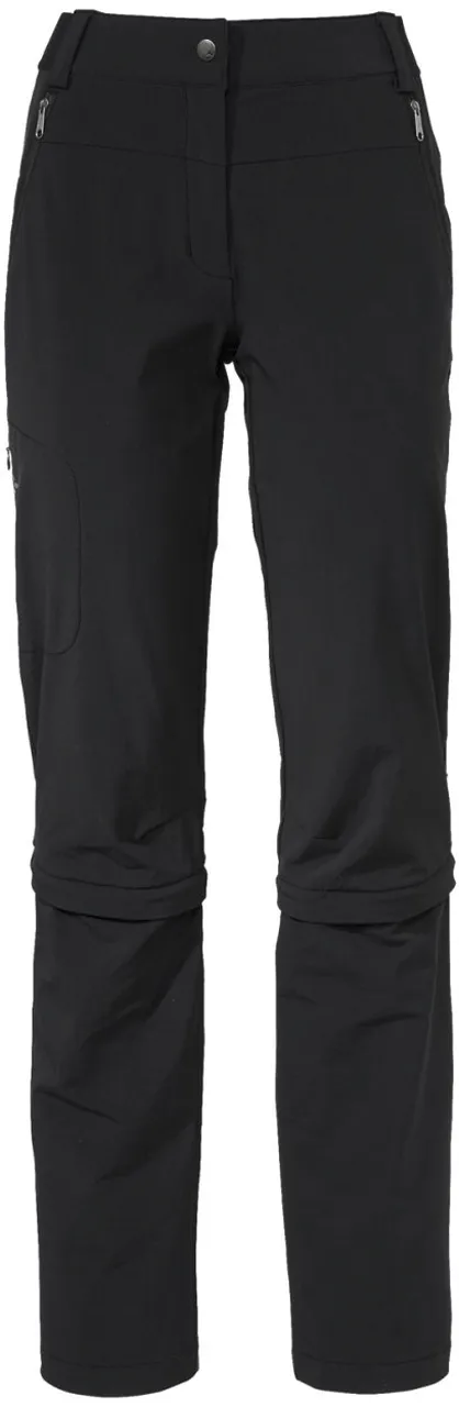 Vaude Vaude Women's Farley Stretch Capri T-Zip Pants III, Schwarz, – Produktbild 7 von 8