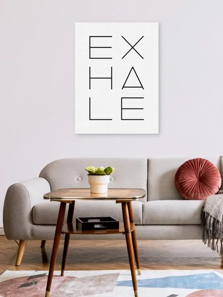 Photocircle Photocircle Poster / Leinwandbild - Exhale – Produktbild 2 von 4