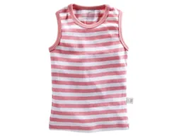 HANS NATUR Baby und Kinder Unterhemd Bio-Baumwolle rosa-off white Gr.122/128 – Produktbild 1 von 1