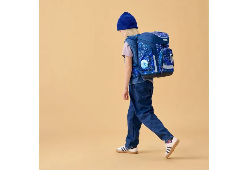 Ergobag Ergobag Schulranzen Schulranzen-Set CUBO OzeanBärwohner 5-teilig (5-teilig), ergonomisch, höhenverstellbar, Your-Size-System, ab 1. Klasse, Blau, – Produktbild 2 von 4