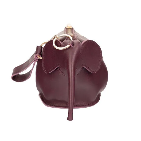 El Puente El Puente Tasche "Elefant" | Fair Trade & Handmade aus Indien, Rosa, – Produktbild 2 von 3