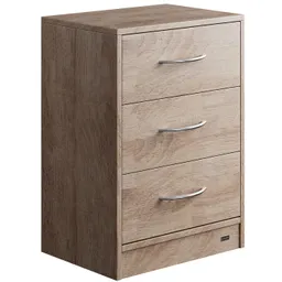 Casaria® Nachttisch Eloise Eiche 54x39x28cm – Produktbild 1 von 1
