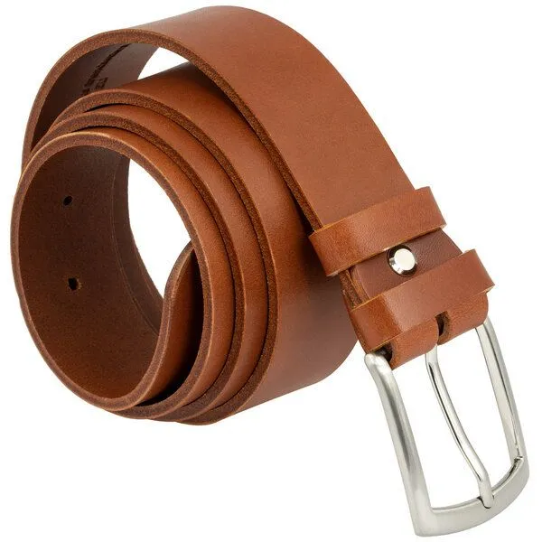 Simaru Simaru Ledergürtel Buenos Aires 35mm / Leder pflanzlich gegerbt, Hellbraun, – Produktbild 1 von 4