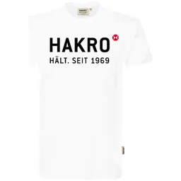 HAKRO HAKRO T-Shirt Logo #1969 Gr. XL weiß – Produktbild 1 von 1