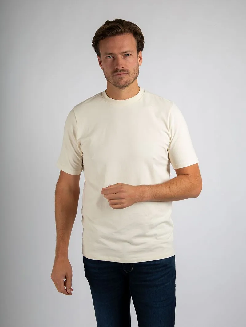 Suitable Suitable Respect T-Shirt Hi Ecru - Größe S, Beige, – Produktbild 4 von 4