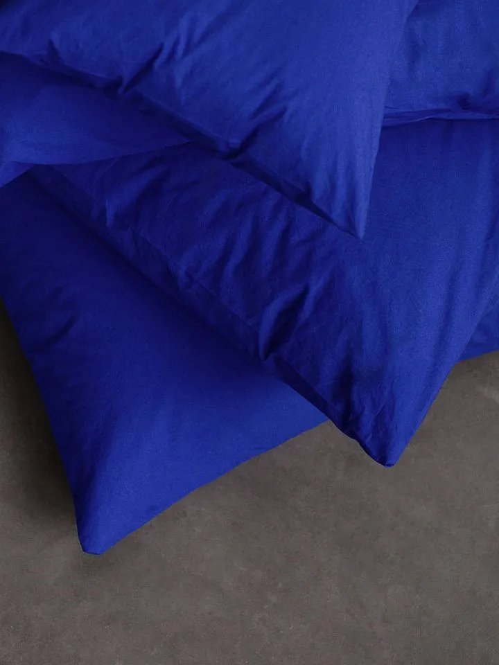 erlich textil erlich textil Kissenbezug FRED, (1 Stück), Blau, – Produktbild 3 von 5