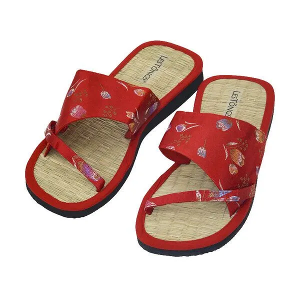 Les Tôngs Les Tôngs Juncus-XW Zimtsandalen, Rot, – Produktbild 2 von 4