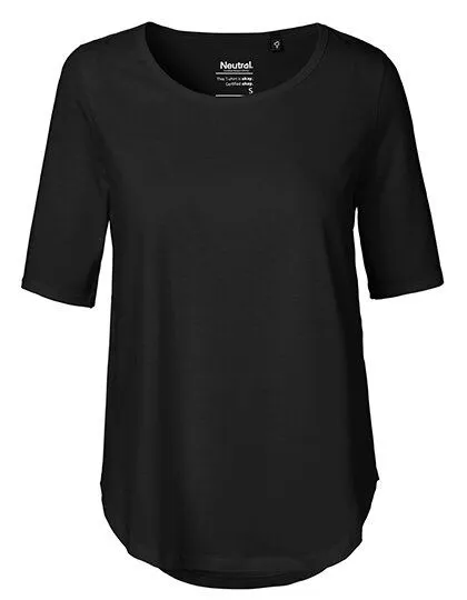 Neutral Neutral® Damen T-Shirt von Neutral Bio Baumwolle Halbarm Half Sleeve, Schwarz, – Produktbild 2 von 4
