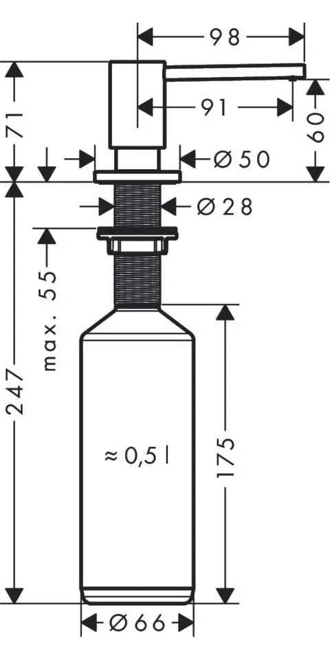 Hansgrohe Hansgrohe Seifenspender – Produktbild 2 von 3