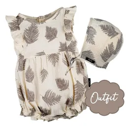 Pure pure by Bauer Pure pure by Bauer Outfit Spielanzug und Babymütze ecru-floral – Produktbild 1 von 1