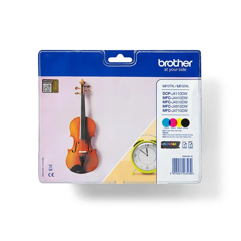 Brother Brother 4er Set Tintenpatronen LC127XLBK/C/M/Y – Produktbild 2 von 2