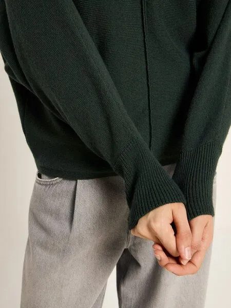 LANIUS LANIUS Fledermaus Pullover, Forest melange, – Produktbild 4 von 4
