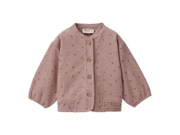 People Wear Organic People Wear Organic Feinkord-Jacke Blümchen altrosa 86/92 – Produktbild 1 von 1