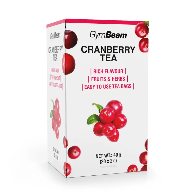 GymBeam Food GymBeam Cranberry Tee 20 x 2 g – Produktbild 1 von 1