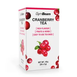 GymBeam Food GymBeam Cranberry Tee 20 x 2 g – Produktbild 1 von 1