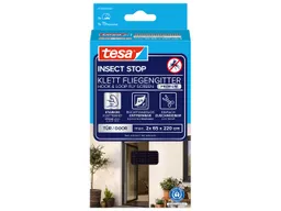 Tesa tesa Fliegengitter "Premium" für Türe 2 x 65 x 220 cm, anthrazit – Produktbild 1 von 1
