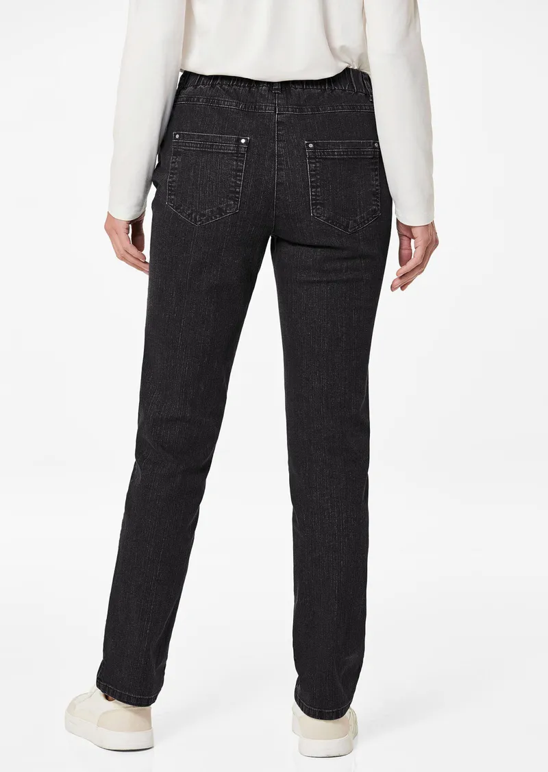 Goldner Klassische Schlupfjeans CARLA - schwarz - Gr. 215 von Goldner Fashion, Schwarz, – Produktbild 3 von 3