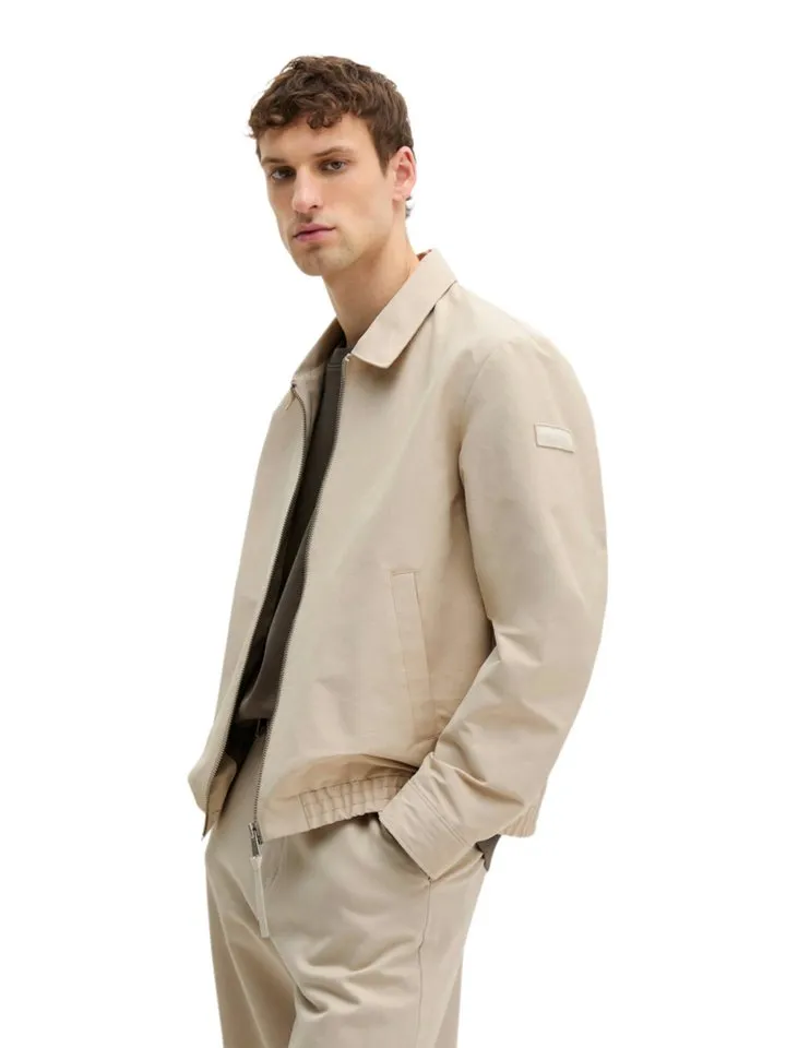 Marc O'Polo Marc O'Polo Outdoorjacke natur,Casual,Baumwolle,Unifarben,Umlegekragen,Lang,Regular Fit, Beige, – Produktbild 2 von 5
