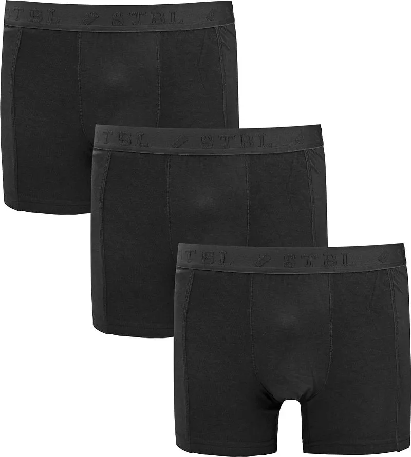 Suitable Suitable Toni Boxershorts 3er-Pack Schwarz, Schwarz, – Produktbild 2 von 5