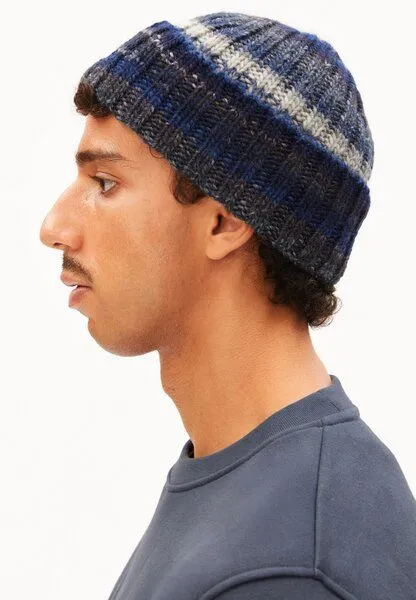 ARMEDANGELS ARMEDANGELS Wool Knit Unisex Mütze aus 100% Bio-Wolle, Night sky, – Produktbild 2 von 4
