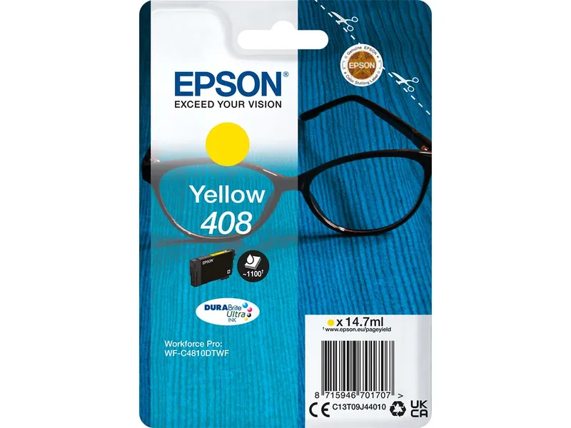 Epson Epson Tintenpatrone 408 gelb – Produktbild 1 von 1