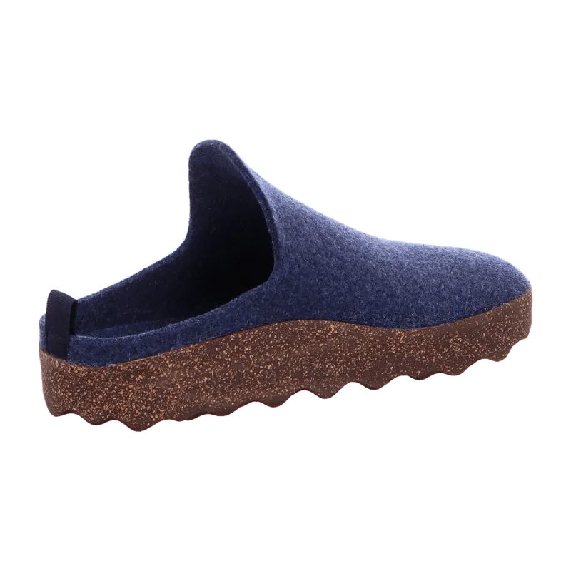 ASPORTUGUESAS ASPORTUGUESAS Come Filzpantoffeln mit Kork-Latex Sohle, Blau, – Produktbild 6 von 8