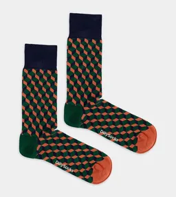 DillySocks DillySocks Socken Urban Dice aus Biobaumwoll-Mix – Produktbild 1 von 1