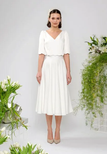 Atelier SNOW Atelier SNOW Zweiteiliges Brautkleid Peony-Alyssien – Produktbild 2 von 4