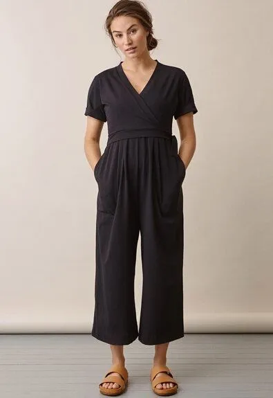 Boob Boob Umstands- und Stilloverall Amelia jumpsuit, Schwarz, – Produktbild 1 von 3