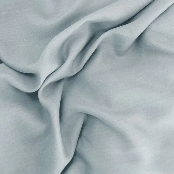 Kayori Kayori Emma Spannbettlaken Baumwollsatin, Hellblau, – Produktbild 2 von 4