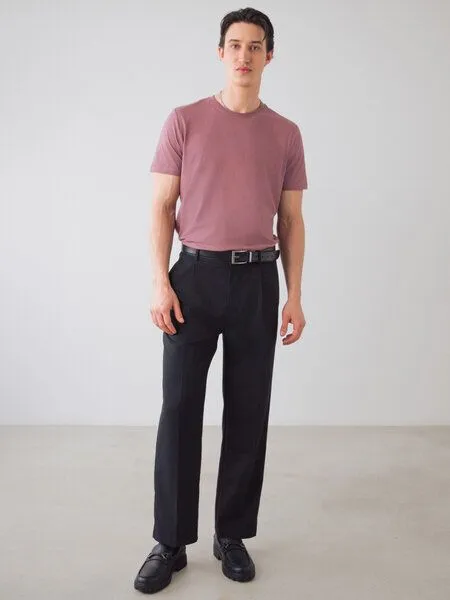 Honest Basics Honest Basics Herren Basic T-Shirt aus Bio- und recycelter Baumwolle, Ember, – Produktbild 4 von 4
