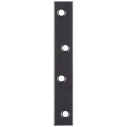 Alberts ALBERTS Flachverbinder, verzinkt, schwarz, LxB 100x15 mm – Produktbild 1 von 1