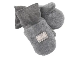 Pickapooh Pickapooh Kinder Fäustlinge Bio-Schurwolle Fleece dunkelgrau Gr.3 (2 bis 4 Jahre) – Produktbild 1 von 1