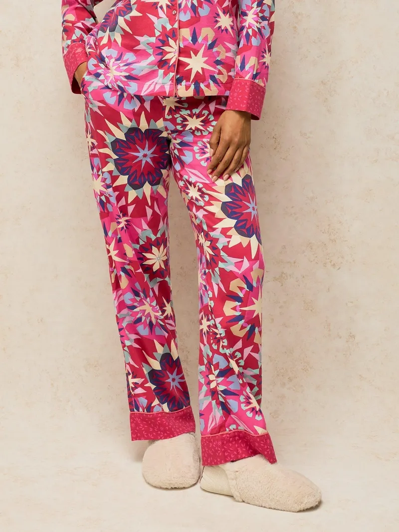 White Stuff White Stuff Pyjamahose Nina, Rot print, – Produktbild 3 von 4