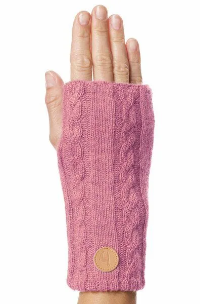 Apu Kuntur Apu Kuntur Alpaka Pulswärmer SUAVE wendbar aus 100% Baby Alpaka, Rosa, – Produktbild 1 von 1