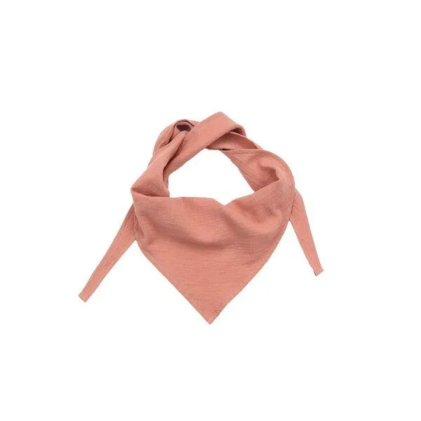 Walkiddy Baby Halstuch GOTS-zertifiziert aus Bio-Baumwolle rosa – Dreieckstuch von Walkiddy – Produktbild 1 von 2