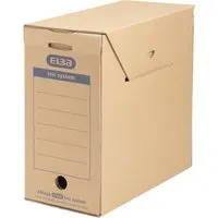 Elba ELBA Sammelcontainer 'tric system standard' mit Verschlusslasche, DIN A4, naturbraun – Produktbild 1 von 1
