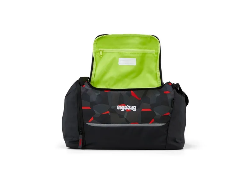 Ergobag Ergobag Schulranzen Sporttasche TaekBärdo, 25/26 (1 Stück), mit Nassfach, Schuhfach, Schultasche, Sportbeutel, Schwarz, – Produktbild 3 von 4