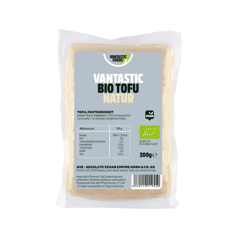 Vantastic Foods Bio Tofu Natur, BIO, 200g – Produktbild 1 von 1